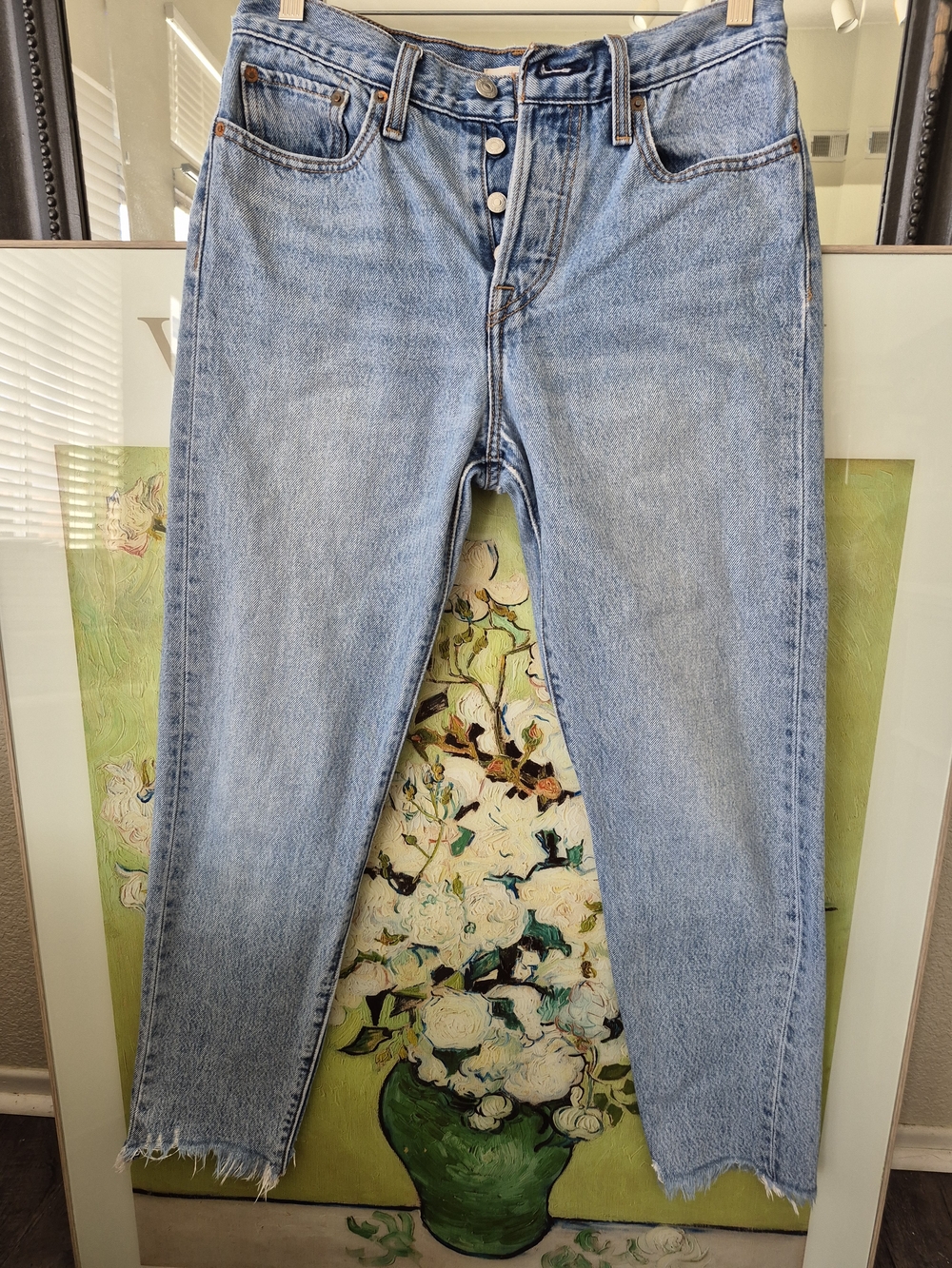 💕Levi's Wedgie Straight Leg Jeans with Button Fly💕